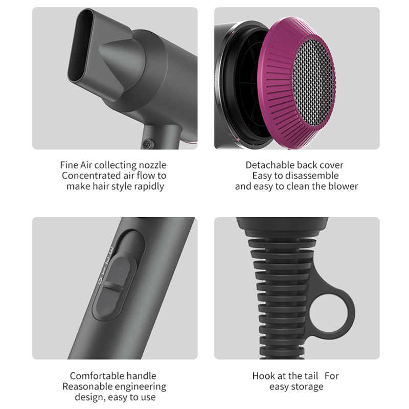 KONKA Hair Dryer Home Negative Ion Constant Temperature Care 4