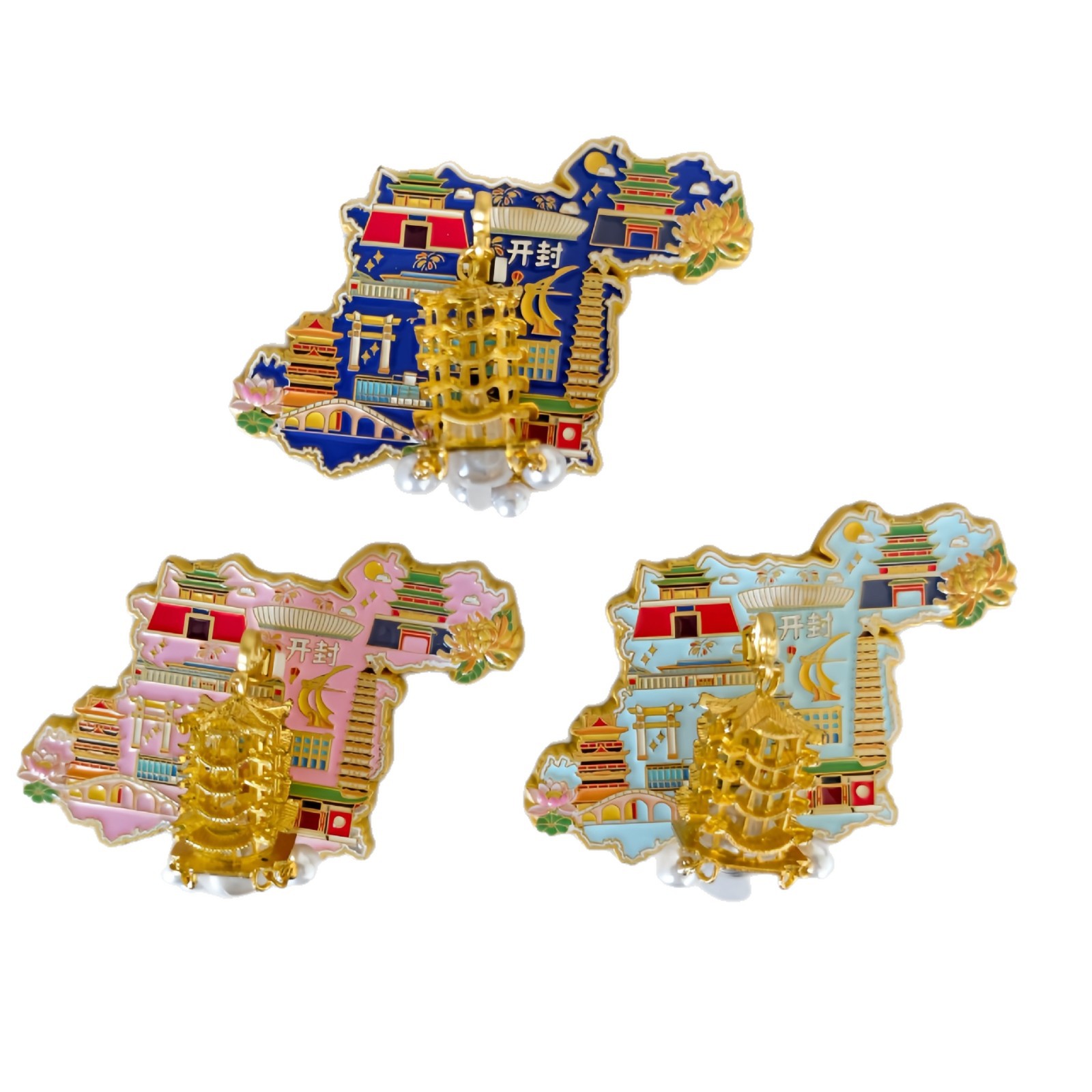 Original Kaifeng City Top selling Email Check in Moments Windmill Creative Cultural and Creative Tou
