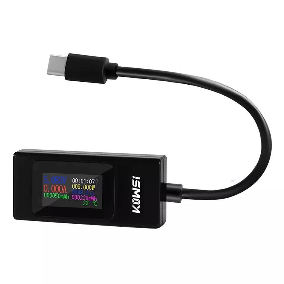 USB current, voltage, capacity, and power test instrument, mobile charger protocol KWS-066C monitor