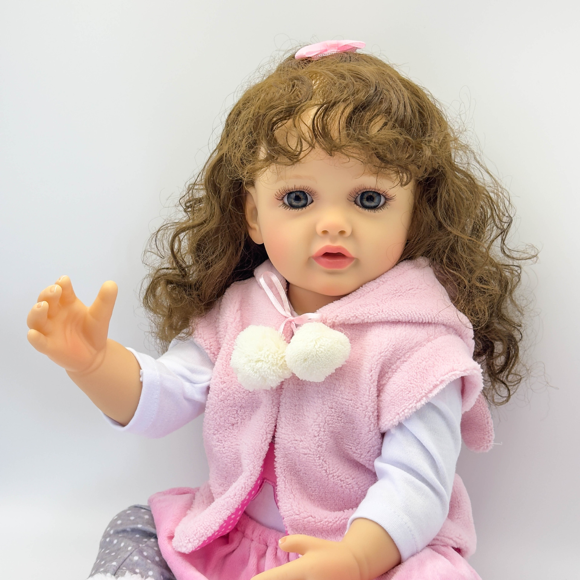 NPK genuino 55 cm de goma de simulación muñeca renacida Betty transfronteriza OZON Amazon