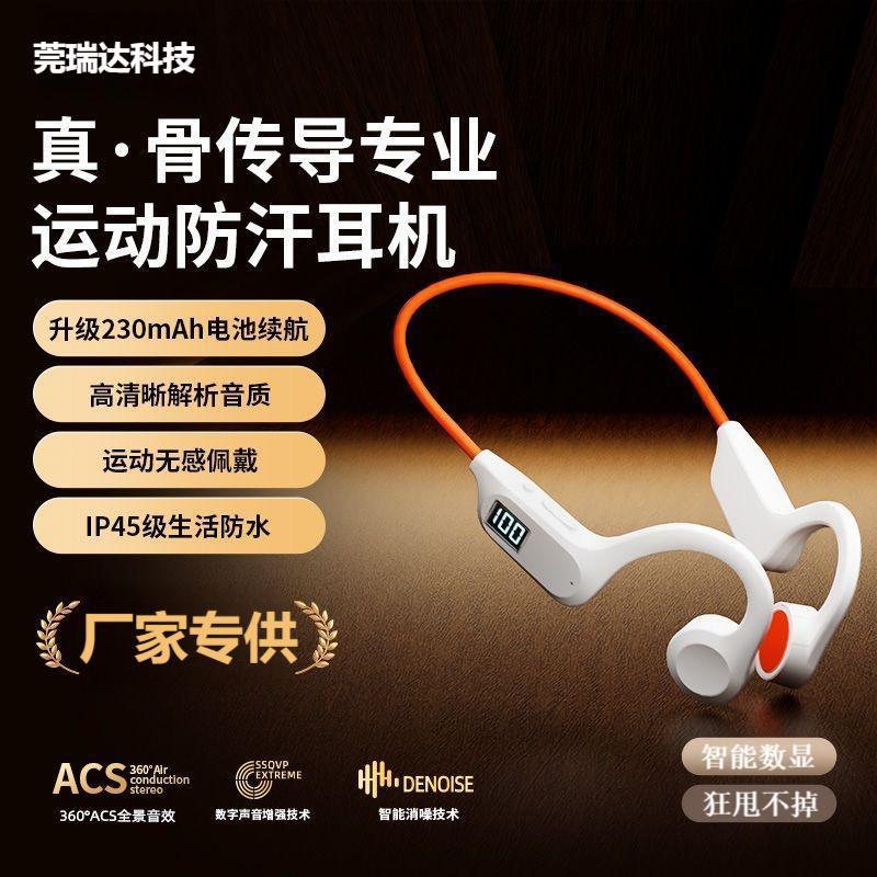 Cross-border G3 digital display bone conduction sports running headset super standby ear-hanging real wireless bluetooth headset bluetooth