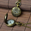 Antique pocket watch, quartz bronze retro necklace, Chinese horoscope, wholesale