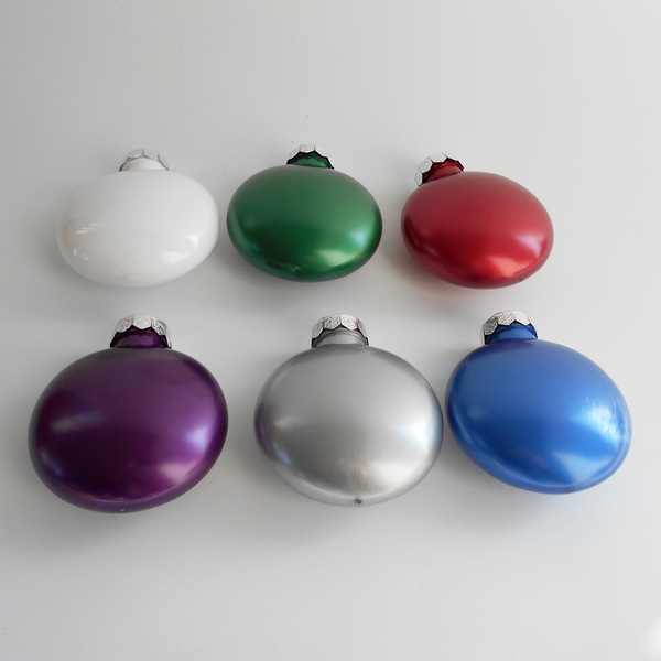New matte flat Christmas ball PET Christmas decorative ball alien…
