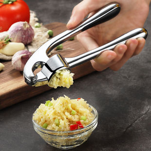 Garlic Press garlic grinder garlic grinder manual ginger garlic grinder walnut clip household zinc alloy kitchen mini tool
