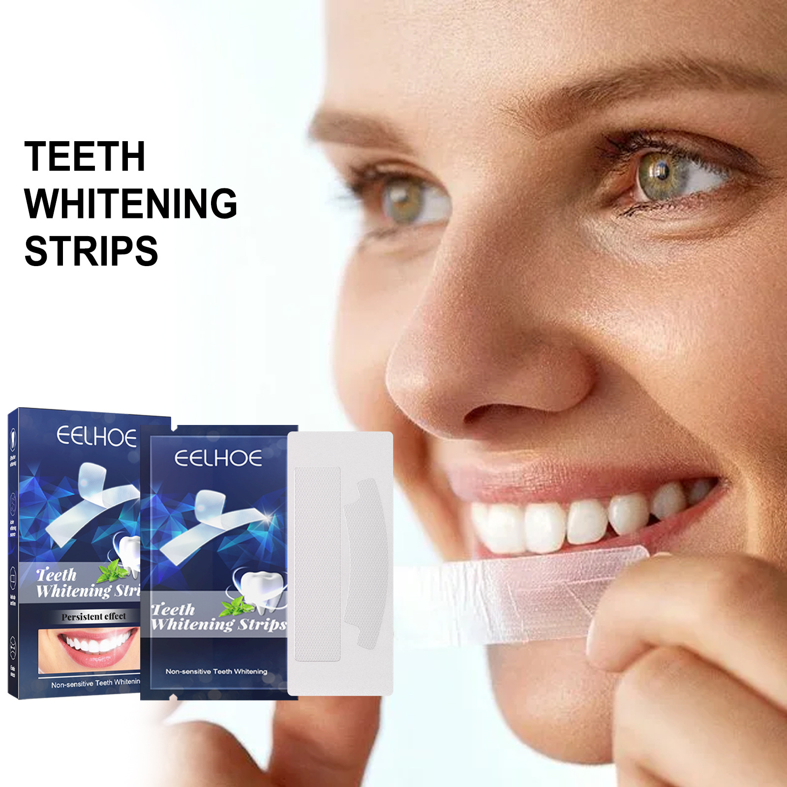 EELHOE Whitening tooth whitening strip Care Patch Scouring Tooth Brightening clean Tartar Brighten