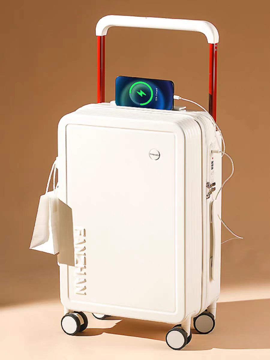 ワイドスーツケース女子2024新型学生高颜値静音輪パスワードスーツケース小清新搭乗ケース