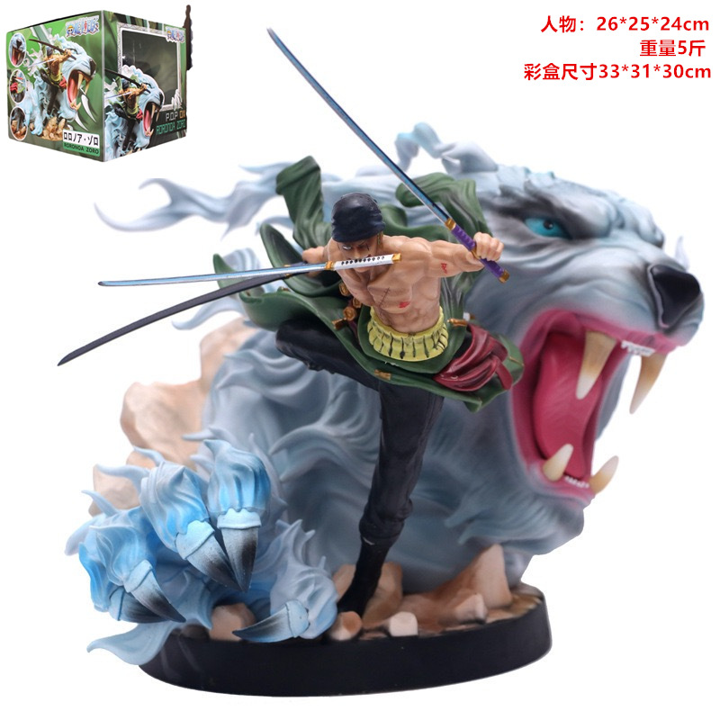 Uno de los piratas muñeca de oficina modelo de pastel decoración Q versión Luffy Sauron Ace Sanji Joba conjunto completo de anime