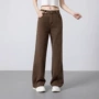 美式秋季直筒显瘦牛仔裤