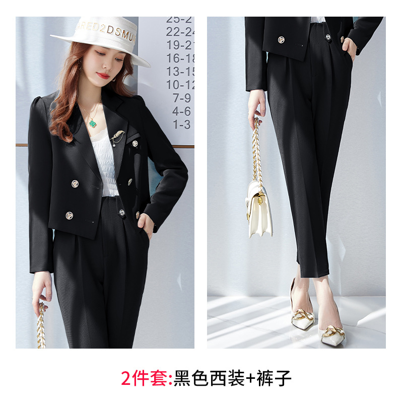 Black jacket + pants YR-B026
