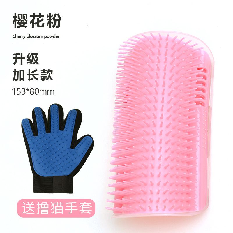 Venta caliente, dispositivo de picazón para gatos, artefacto de piel para frotar en la esquina, tablero de agarre para gatos, sin migajas, cosquillas en la cara, juguete para gatos