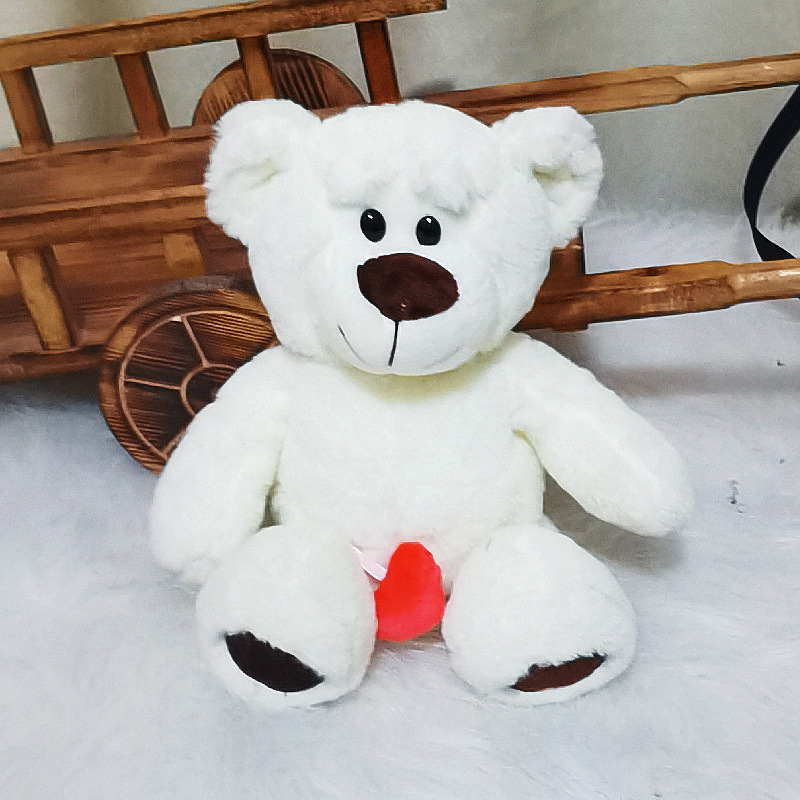 Oso de peluche juguete abrazo oso muñeca de los niños muñeca de ragdoll amor oso de peluche regalo de cumpleaños al por mayor