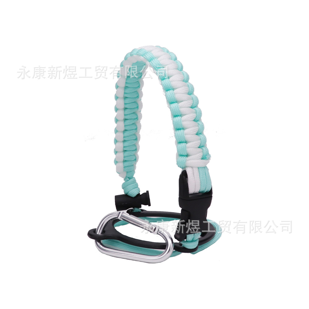 Amazon hidro frasco taza de cuerda taza de agua cuerda de transporte hervidor de agua correa portátil Boca Grande espacio olla cuerda portátil