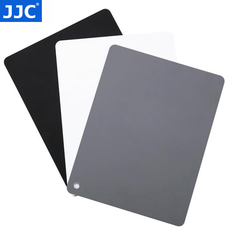 JJC 18度灰卡18%灰卡手动白平衡卡测光卡中号灰板相机cmyk配色卡