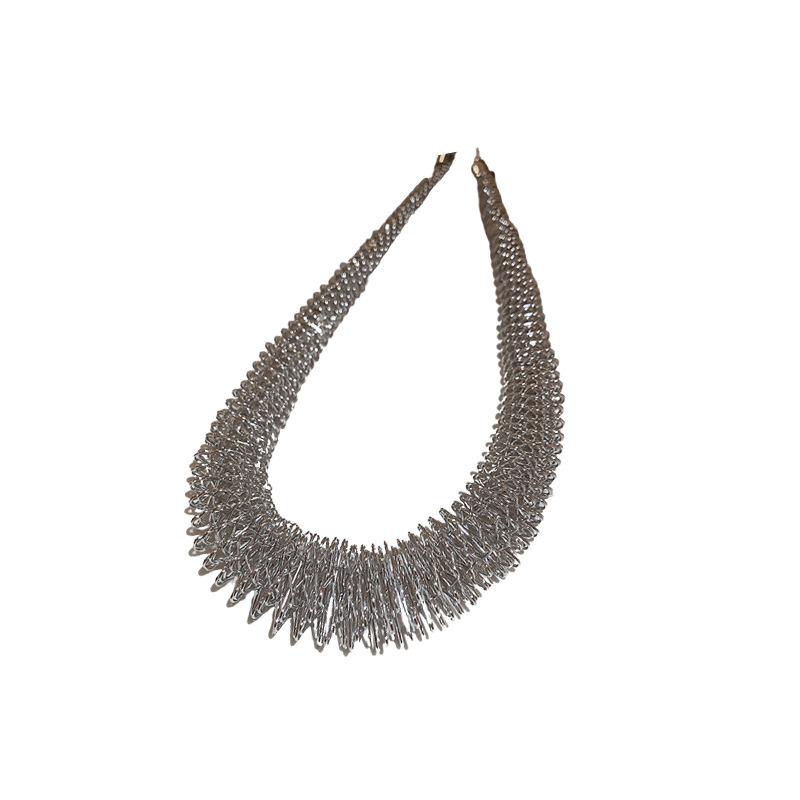 La industria pesada europea y americana exagerada primavera corte collar nicho diseño creativo collar personalidad moda frío estilo collar