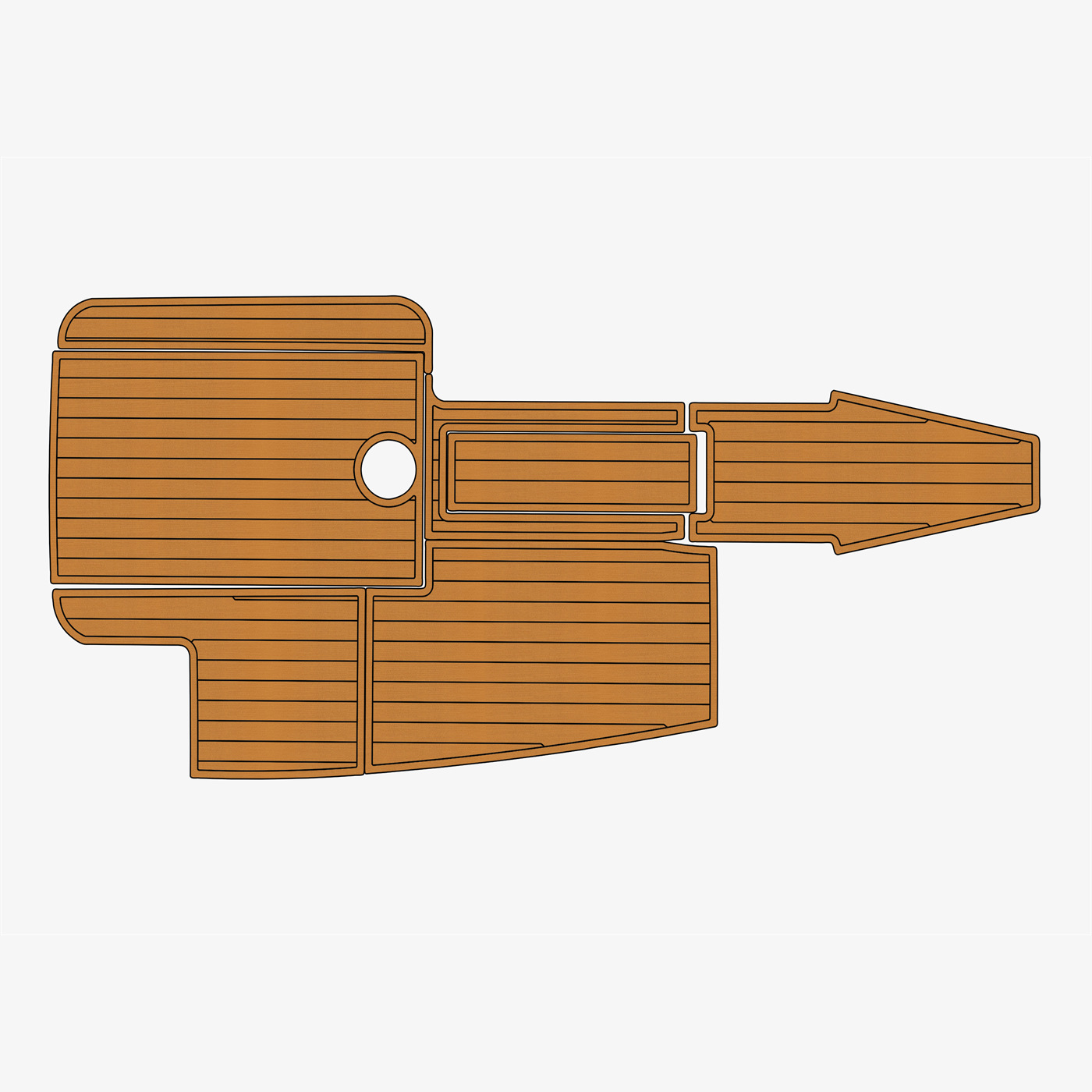 2003 mastercraft x30  Faux EVA teak Marine Floor