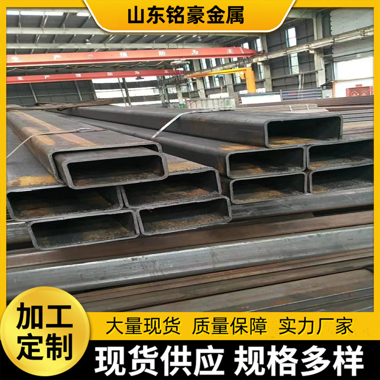现货Q345b无缝改拔方管建筑工程机械制造用 大棚管方矩管定尺切割