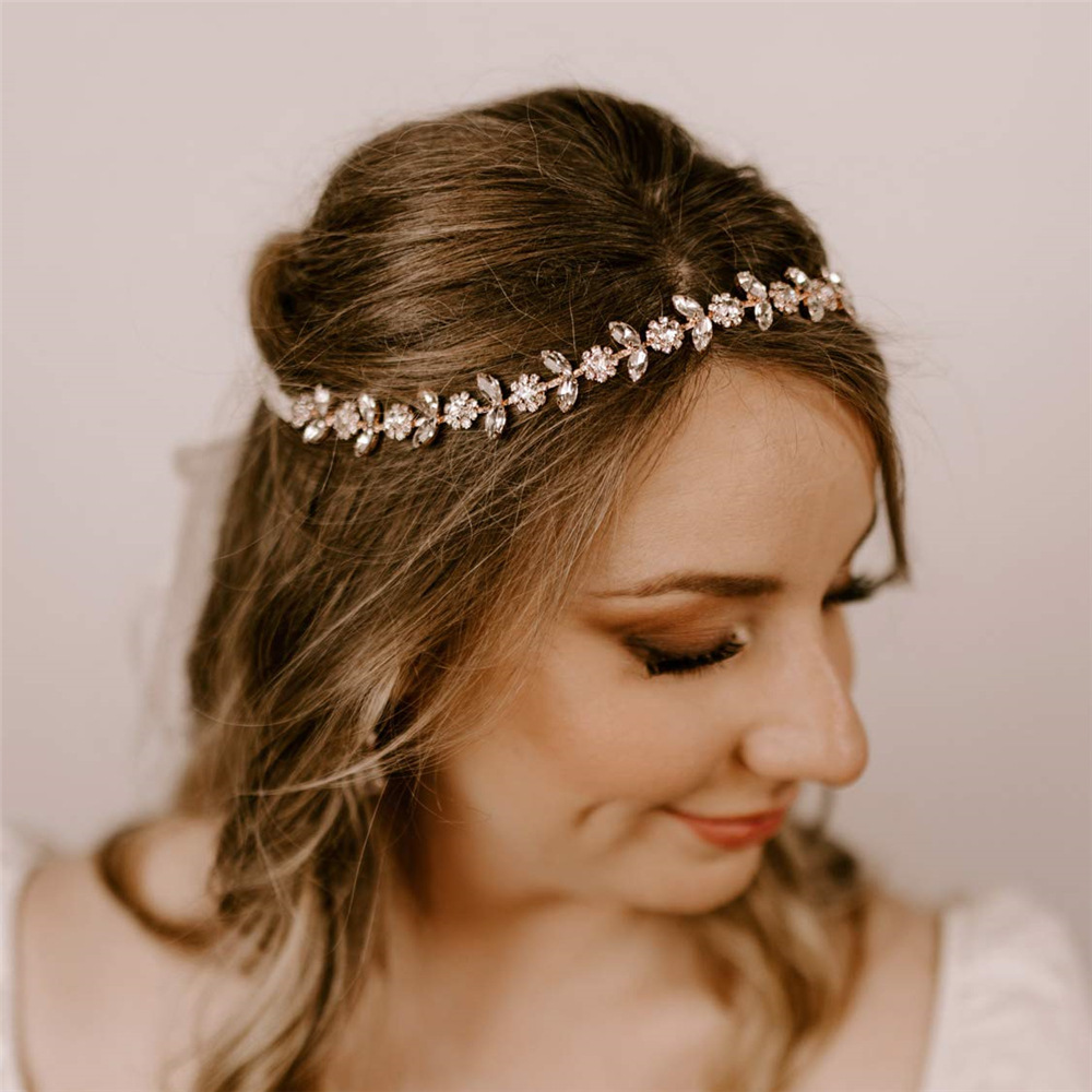 fashion zircon bridal inlaid rhinestone headband wholesalepicture7