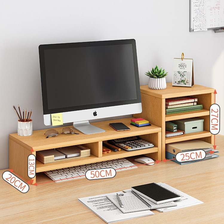 Soporte de elevación de computadora Soporte de soporte de monitor Base de elevación Estante de almacenamiento de escritorio de escritorio Estante de escritorio