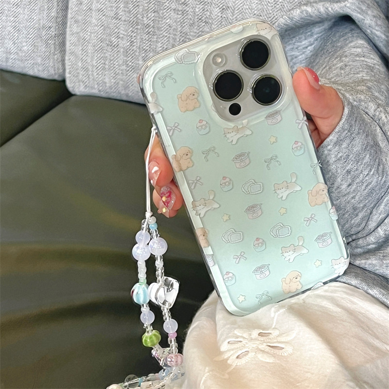 Postre fresco de verano para gatos Apple 16promax femenino 14/15 nuevo 15Pro simple 13 cachorro