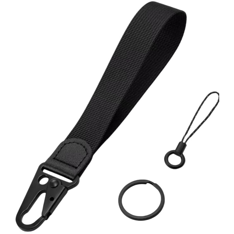 Factory Wholesale Popular Cross-border Keychain Tooling Ribbon Color Ribbon Motorcycle Keychain Pendant Metal Buckle