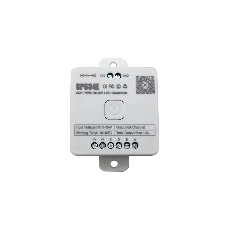 SP634e 4CH красочный RGBW LED контроллер с мобильным приложением, дистанционное управление по 2.4G тач & 86 коробка управления