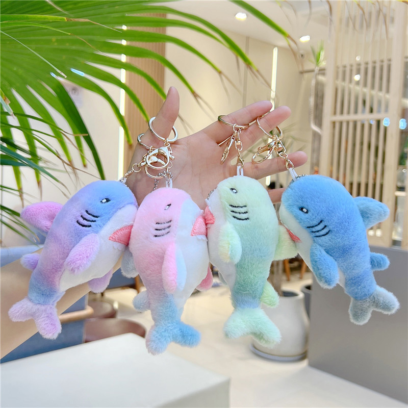 Rainbow cute shark
