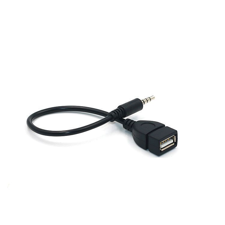 Car aux audio cable to usb usb to 3.5mm car audio cable OTG car 3.5mm adapter cable