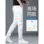 三防修身外穿弹力牛仔裤