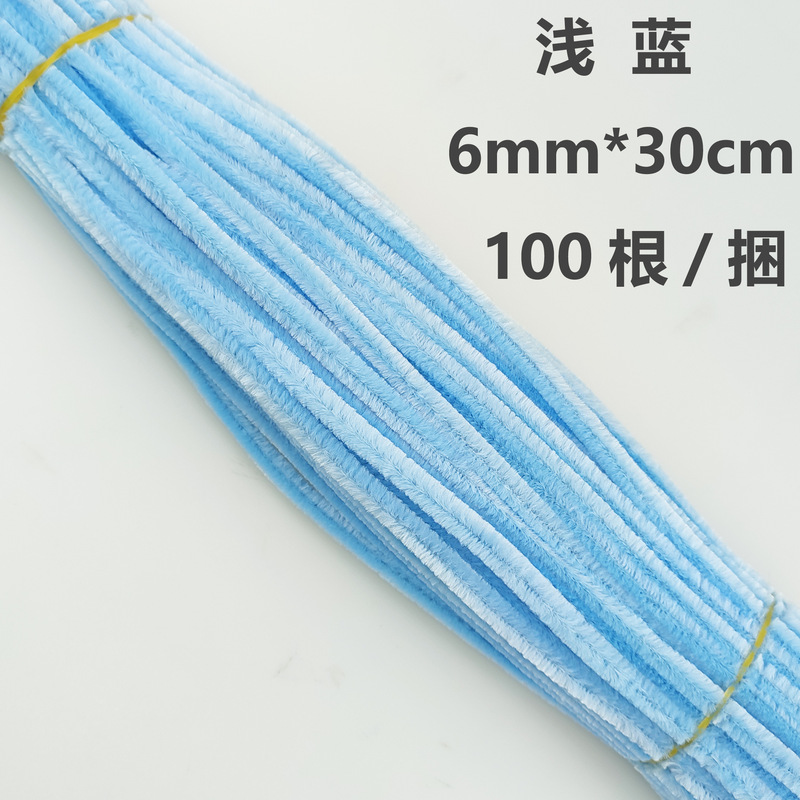 卸売り超密ツイスト棒安全カラー毛条純色毛根児童手作り材料包益智玩具|undefined