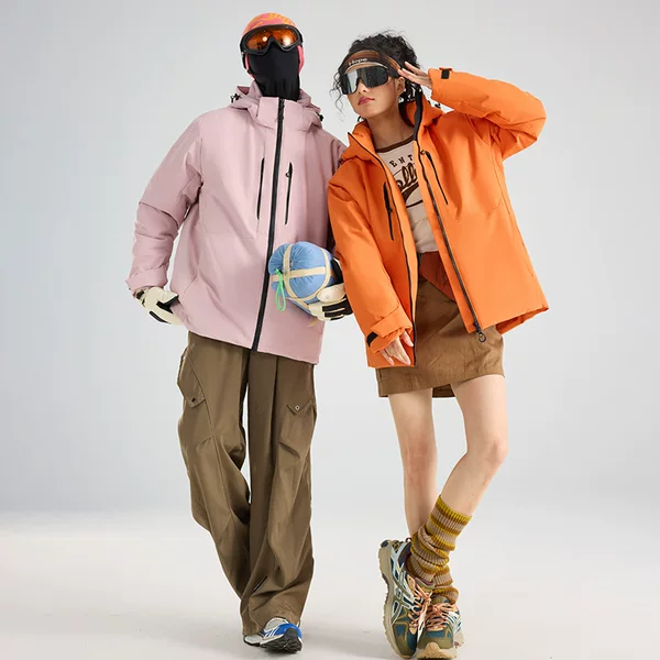 Graphene outdoor windbreaker, cotton-padded jacket, detachable hood, unisex design, thickened, three-proof cotton clothing, new and trendy
