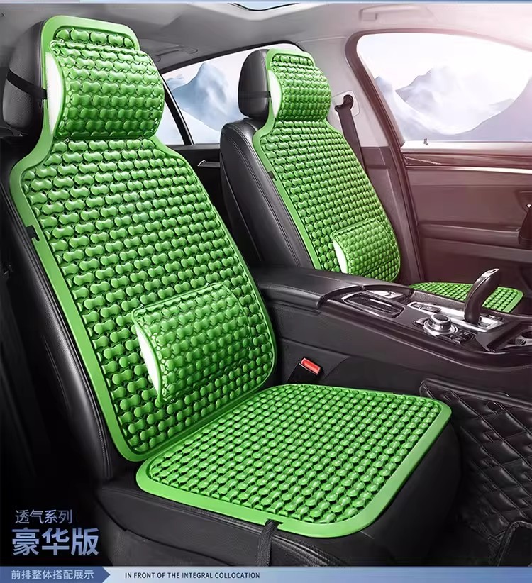 Summer Universal Car Plastic Seat Cushion, Ventilated and Breathable, Suitable for Vans and Large Passenger Trucks, Single-Piece Cooling Seat Pad