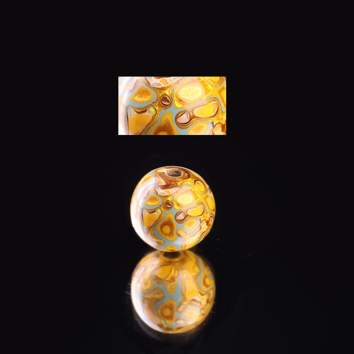 10mm 오팔 골드 블루