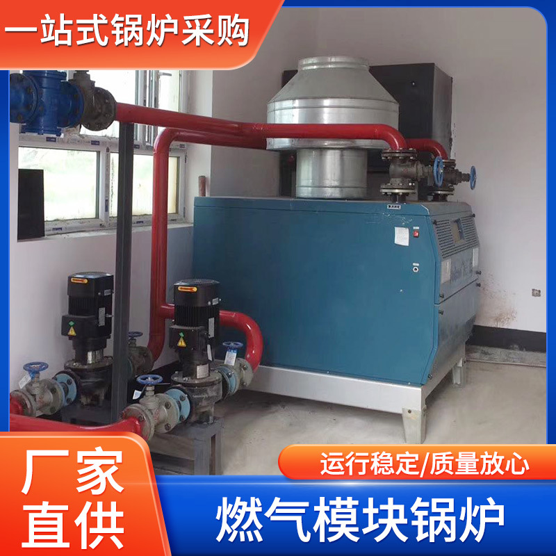 燃气模块炉宾馆洗浴小区商用采暖350kw足浴泳池温室节能热水锅炉