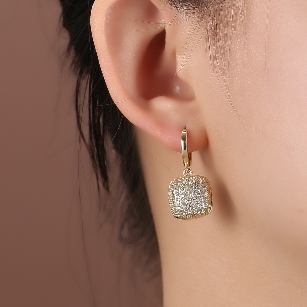 Fashionable universal trend elegant geometric square small design…