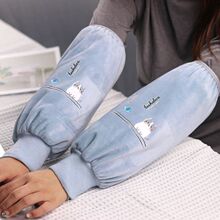 秋冬必备防护耐脏学生上班族成人工作防污可爱袖套羽绒服防护