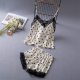 Summer New Style Women's Home Clothes Sling Shorts Set Ice Silk Comfortable V-Neck Wave Dot Pajamas Live Daifa