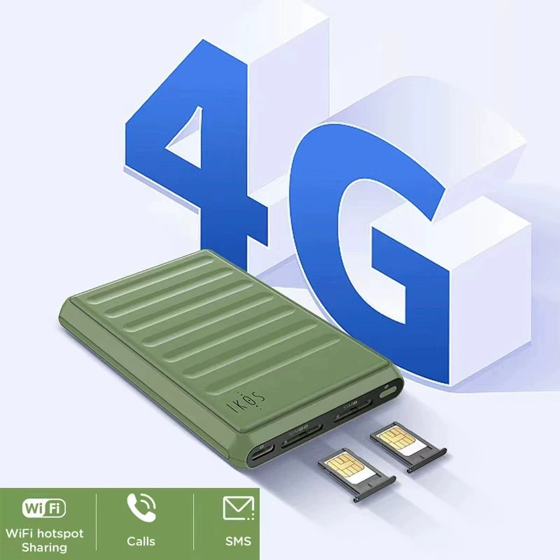 IKOS Apple Skin подходит для iPhone с двумя картами, двумя режимами ожидания, Bluetooth 4G, двумя режимами удовольствия, iKOS портативный, тонкий для улицы