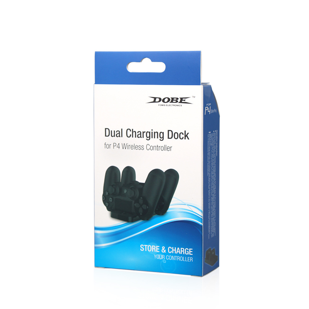 DOBE PS4 mango pequeño asiento cargador ps4 mango Delgado soporte asiento cargador TP4-002 PS4 mango doble cargador