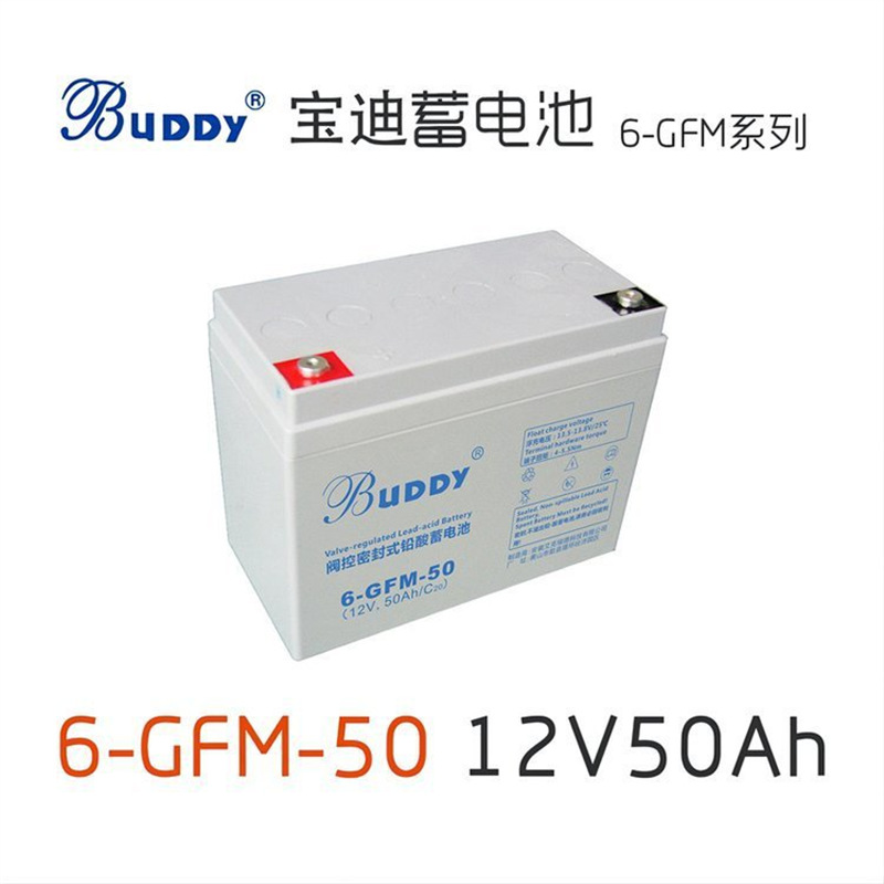 BUDDY宝迪储能铅酸蓄电池6-GFM-24 12V24AH免维护