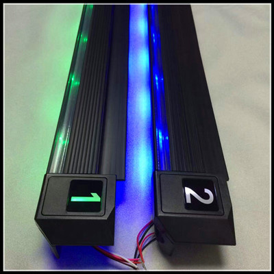 Black stair lights PVC