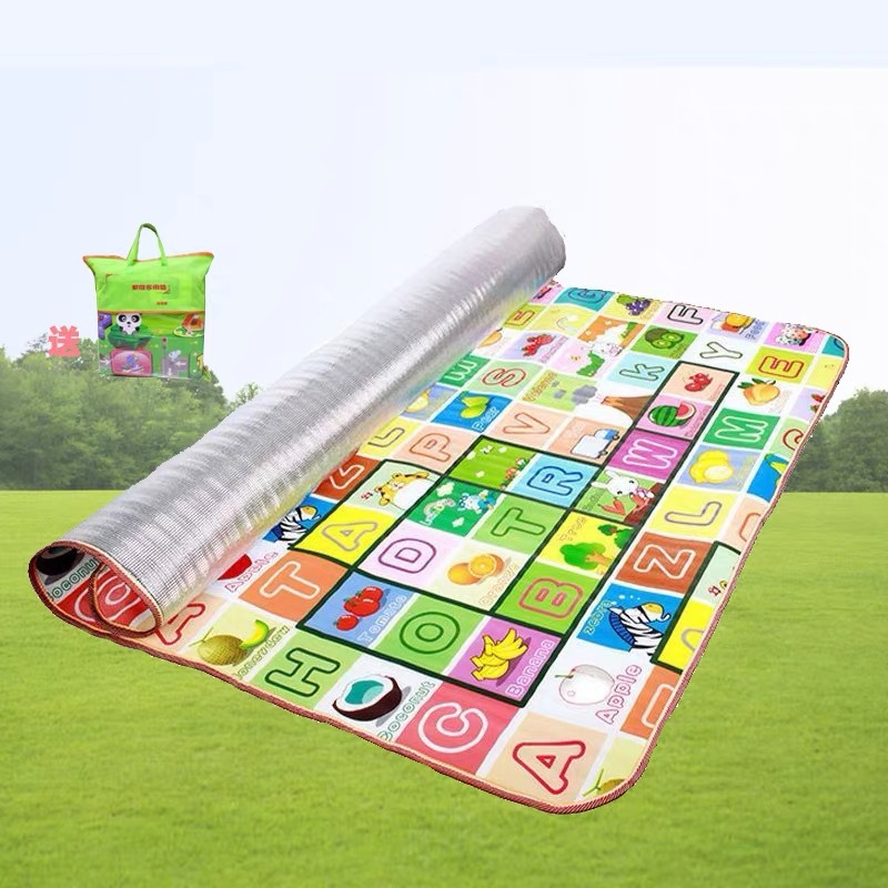 Spring tour cojín de picnic cojín de escalada para niños doble cara cojín de camping impermeable a prueba de humedad y frío camping espesar césped cojín de primavera