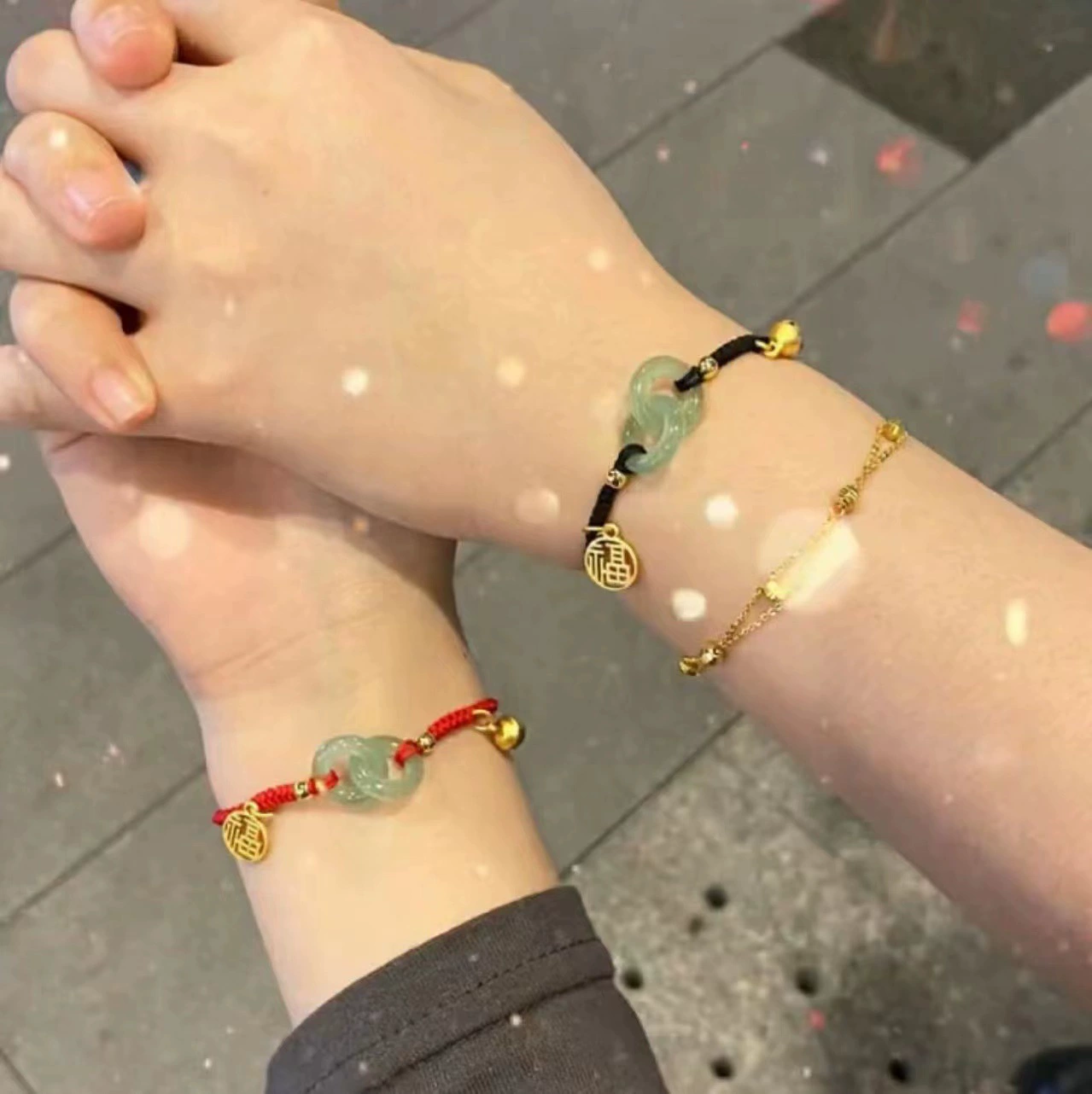 Woven bracelet, protective amulet, universal buckle for beloved, internet celebrity, simple and elegant design