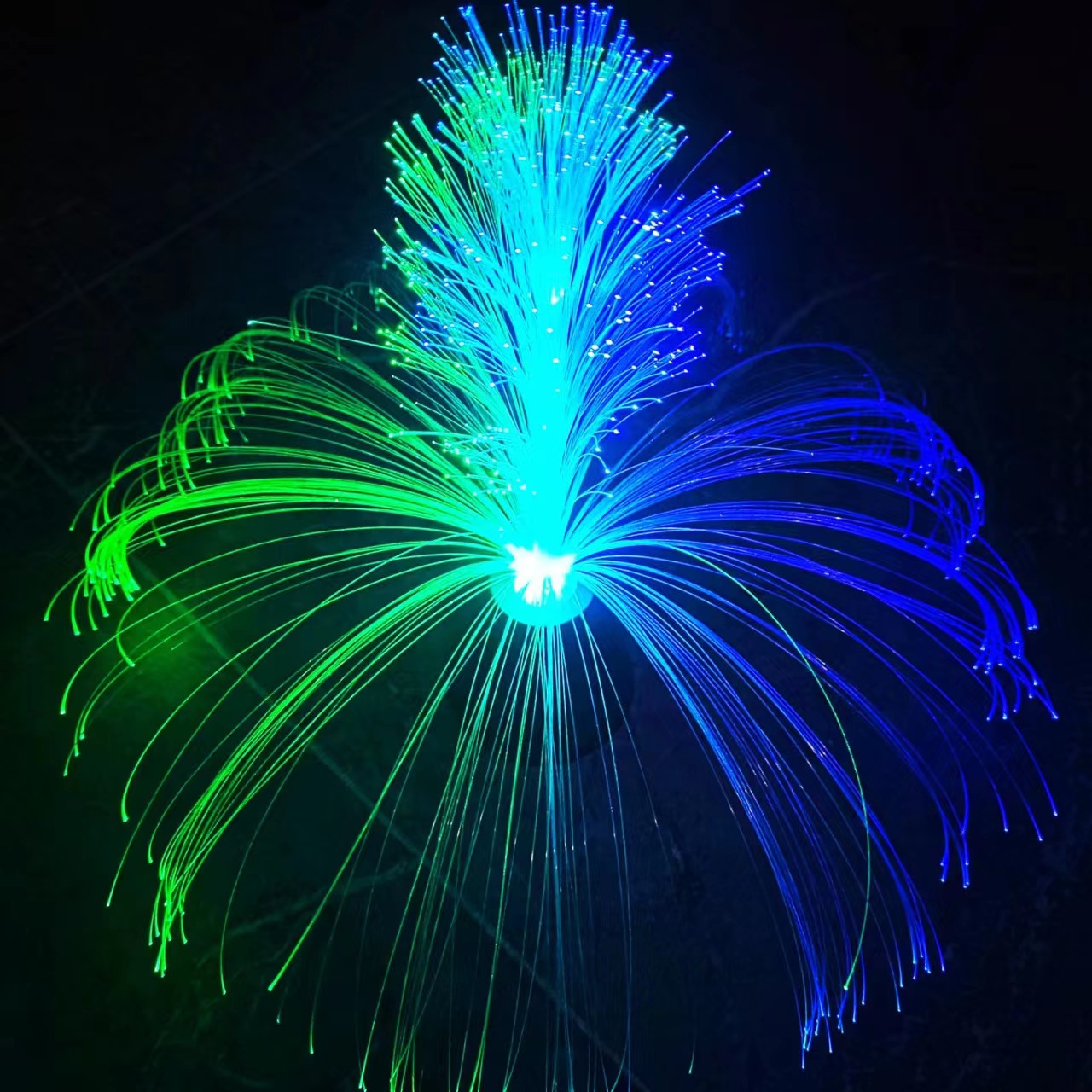 가벼운 천 갈대 램프 【rgb]