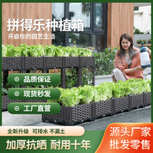家庭阳台种植箱果蔬种菜盆多层塑料花盆长方形槽特大家用种菜神器
