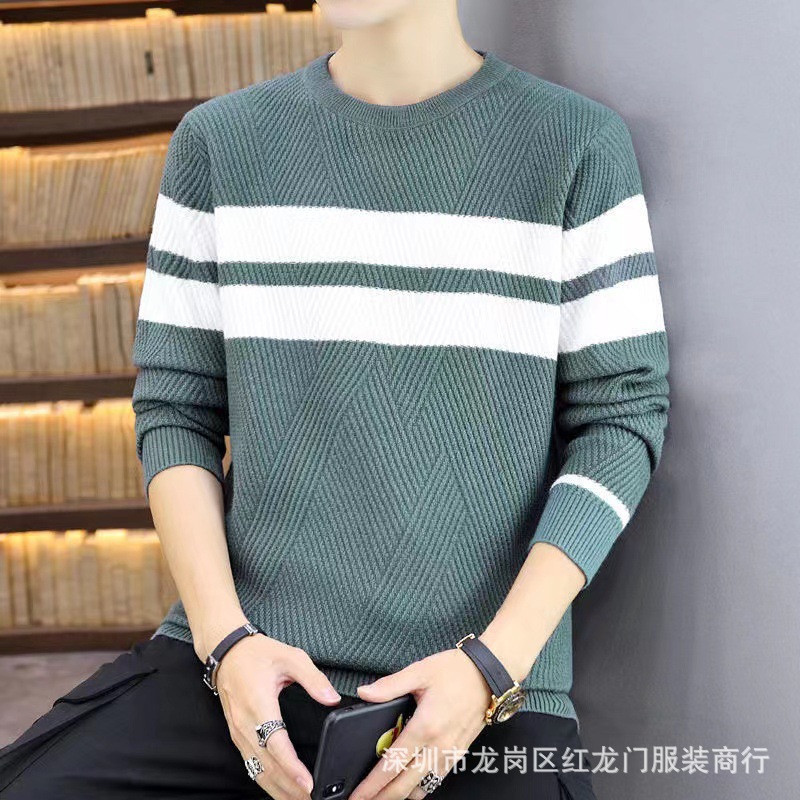 2022 Autumn and winter new stylish thick pullover sweaters for men and warm wool sweaters, wholesale from foreign trade sources at street stalls pic 26