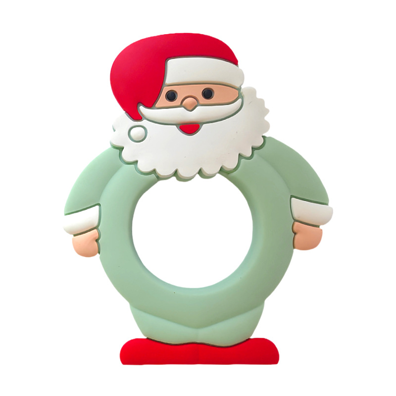 녹색--산타클로스 치발기