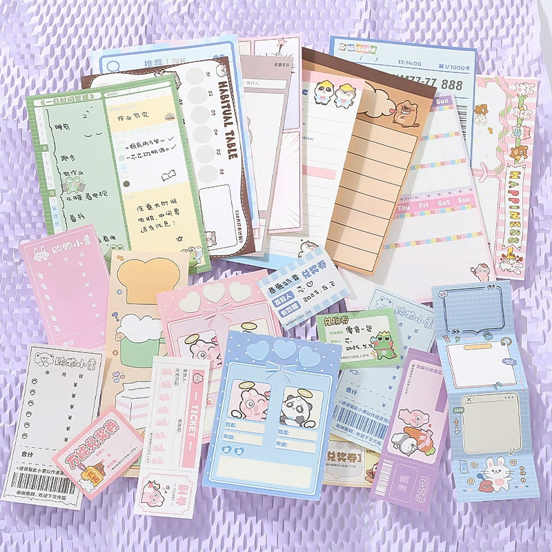 芯陌 Notes, Interesting Life Series, Cute Korean-style diary base, decorative collage, writing paper