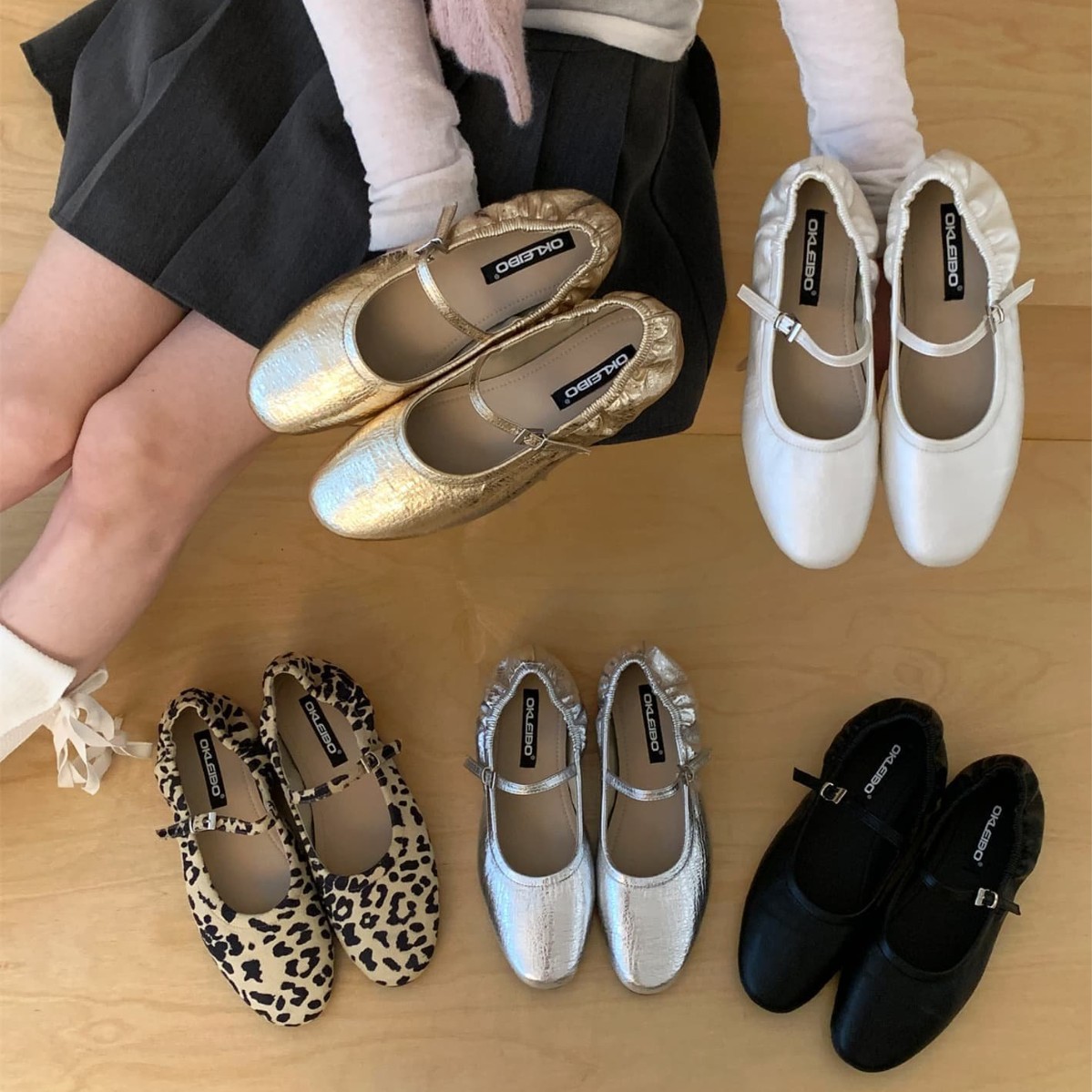 French-style Vintage Mary Jane Shoes For Women, Flat With A Buckle Strap, Low-cut Single Versatile Granny Shoes, Soft_vogvips.com