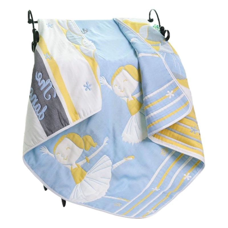 Детское хлопковое шестиэтажное детство утолщено новорожденным десятислойным марлевыми одеялами