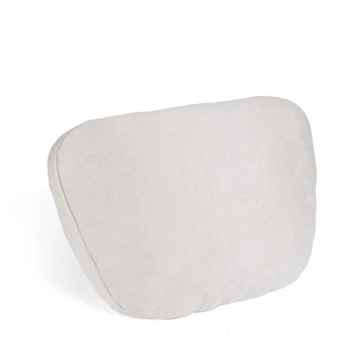 Suede headrest suitable for Maybach headrest cushion waist protection car waist support car neck pillow car headrest (Headrest) - beige-maybach-headrest-1
